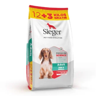 SIEGER ADULTO RAZA PEQ 12KG+3KG