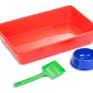 KIT SANITARIO CAJA , PALA Y COMEDERO