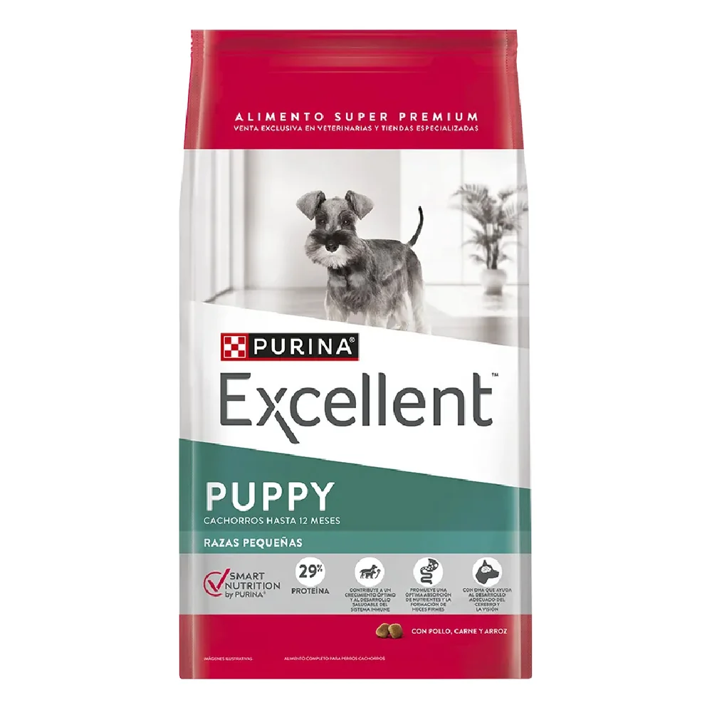 EXCELLENT PUPPY RAZA PEQUEÑA 7.5KG