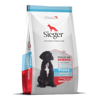 SIEGER PERRO CACHORRO MEDIANO GR 15 KG