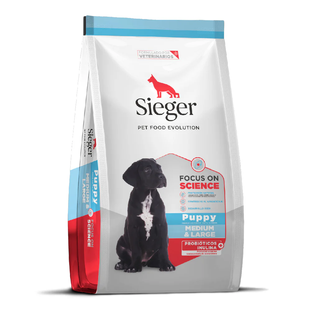 SIEGER PERRO CACHORRO MEDIANO GR 15 KG